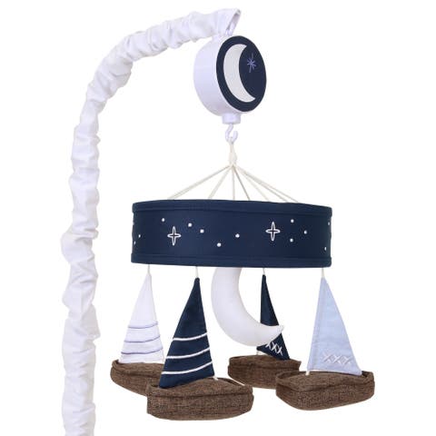 Little Skipper Sailboat & Moon Musical Baby Crib Mobile Soother Toy