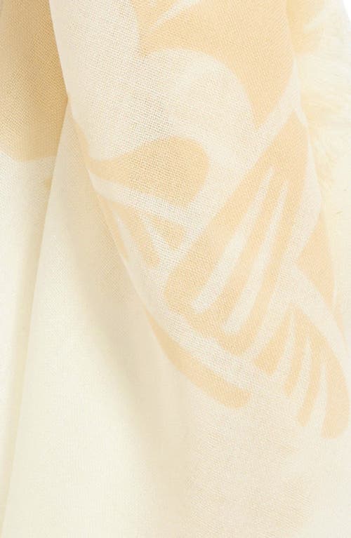 Shop Burberry Equestrian Knight Wool Jacquard Scarf In Cotton