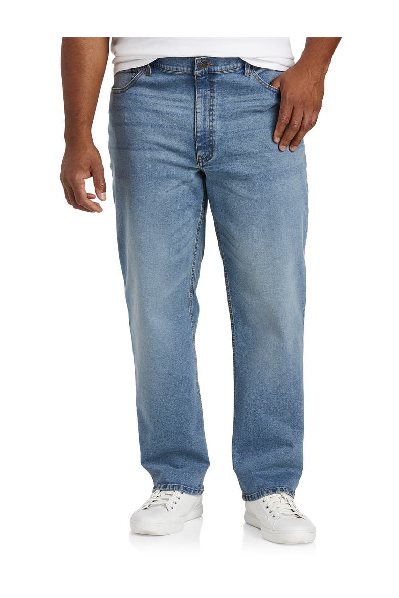 Big & Tall Relaxed-Fit Jeans, Main, color, LIGHT WASH