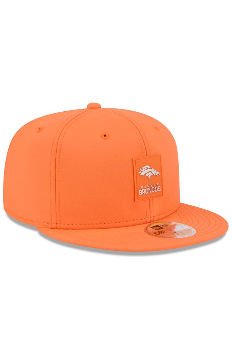 New Era Men's New Era Orange Denver Broncos 2025 Sideline  59FIFTY Fitted Hat, Alternate, color, Orange