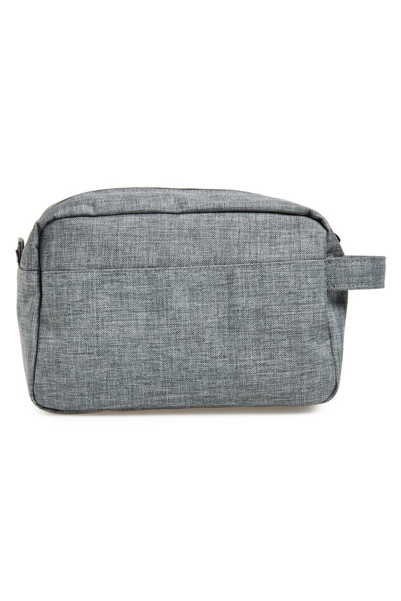 'Chapter' Travel Kit, Alternate, color, CHARCOAL CROSSHATCH