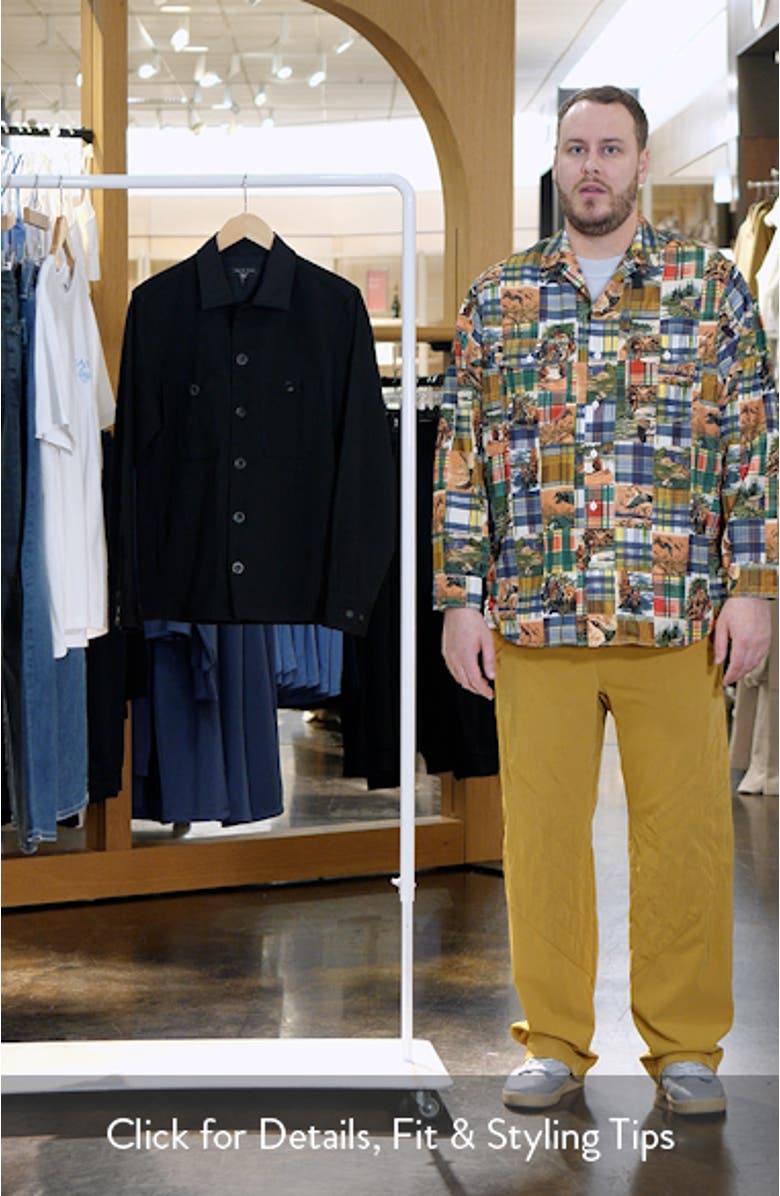 Hyde Wool Blend Shirt Jacket, sales video thumbnail