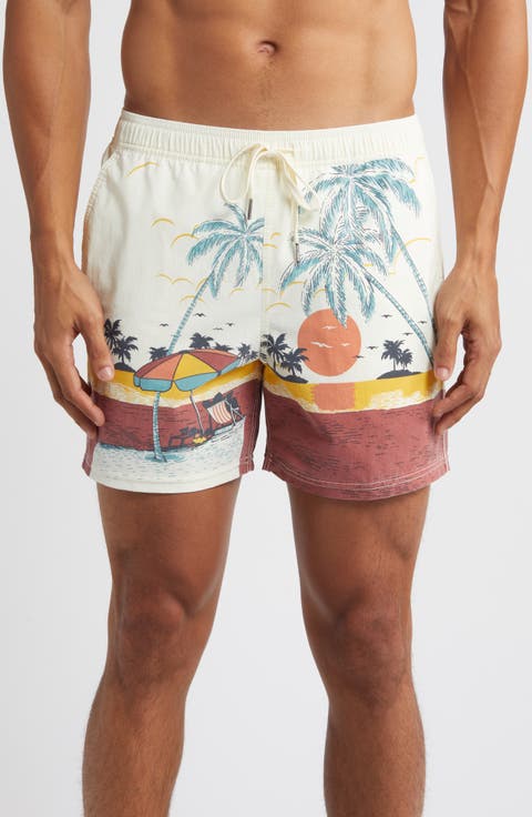 The Bungalow Water Repellent Swim Trunks