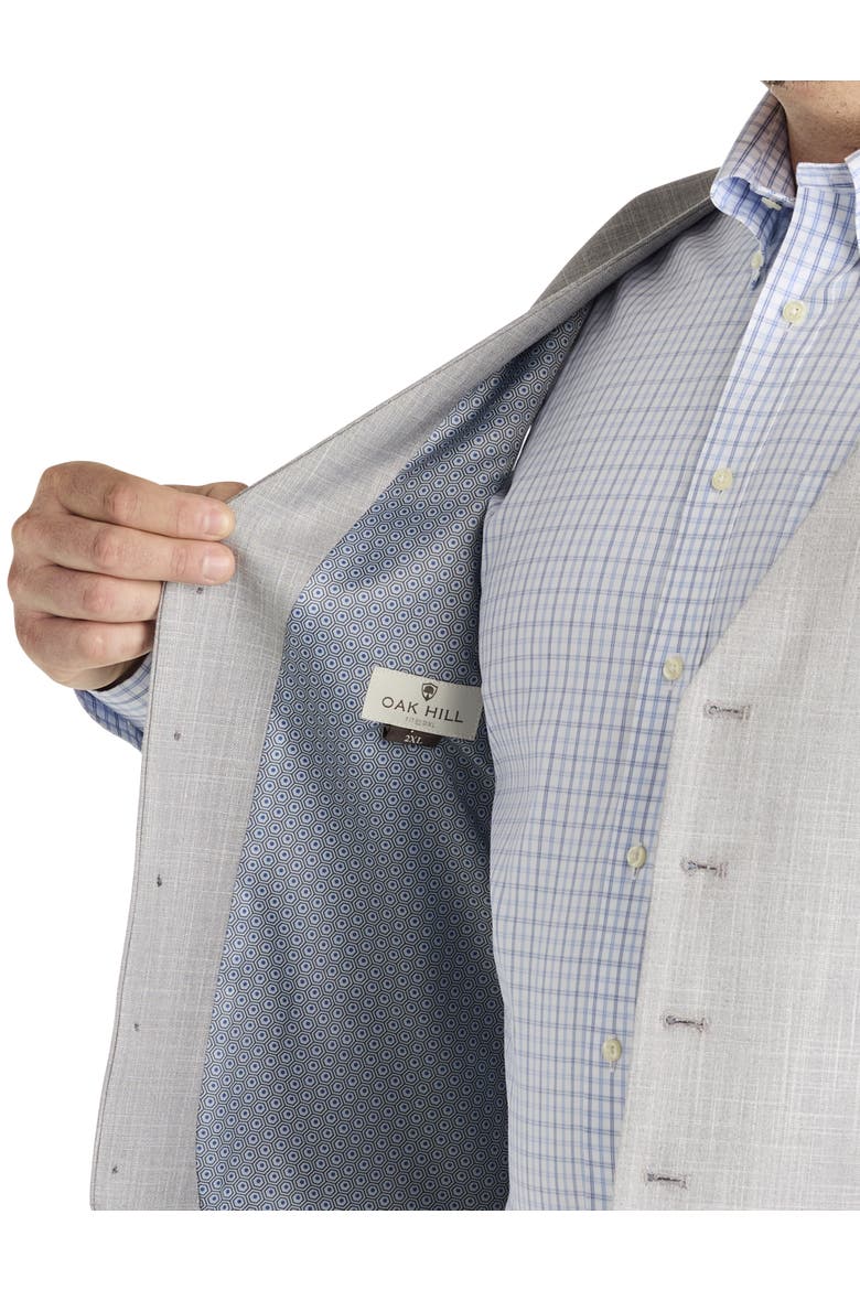 Big & Tall  Textured Vest, Alternate, color, GREY