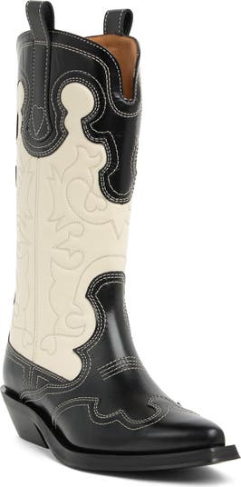 GANNI 新品 Embroidered Western Boot 38 24 Ganni Embroidered Western Boot (Women) | Nordstrom