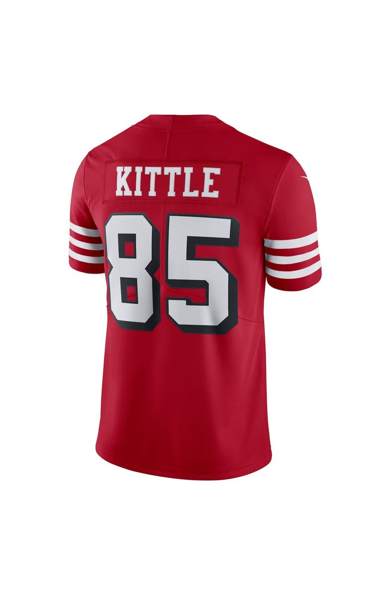 Nike Men's Nike George Kittle Red San Francisco 49ers Alternate Vapor Limited Player Jersey, Alternate, color, 