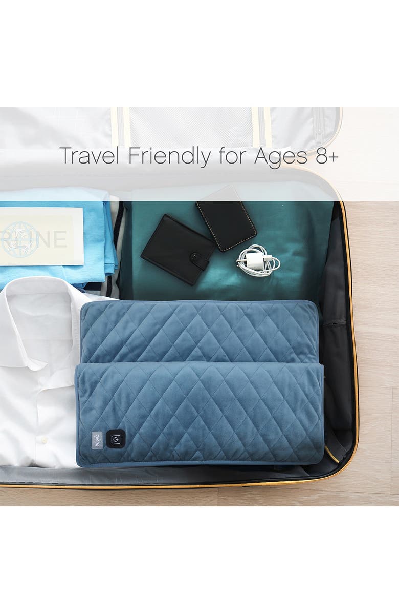 PURE ENRICHMENT Weighted Warmth Body Pad, Alternate, color, Navy