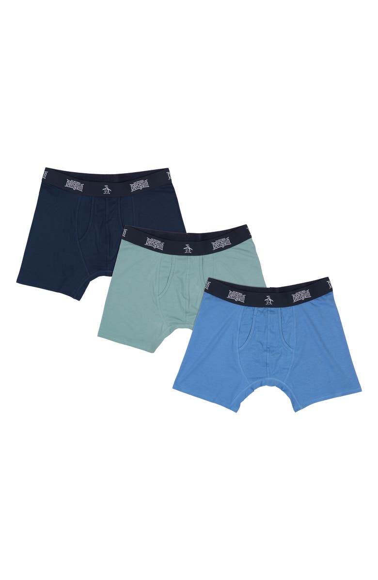 Original Penguin Super Soft 3-Pack Boxer Briefs, Alternate, color, Sage