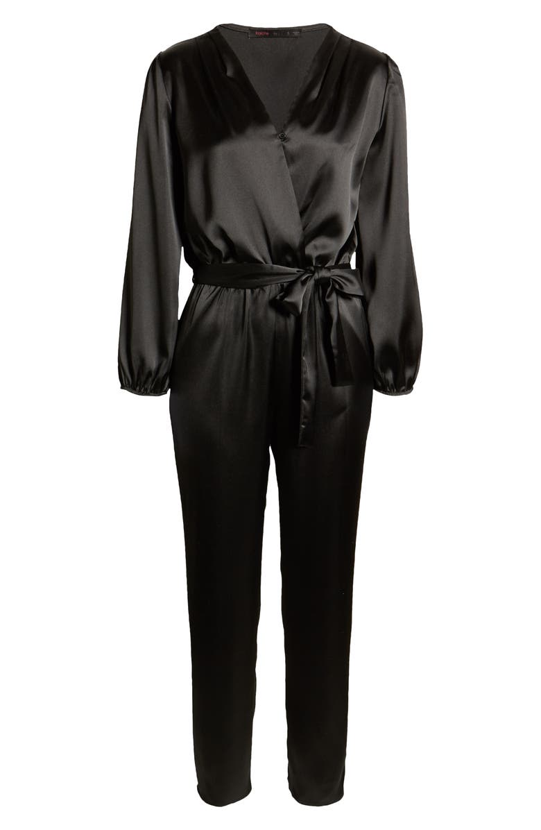 Fraiche by J Wrap Jumpsuit, Alternate, color, 