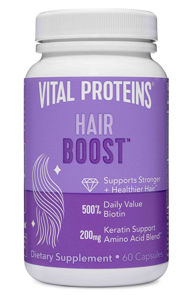 Vital Proteins Hair Boost Dietary Supplement, Main, color,