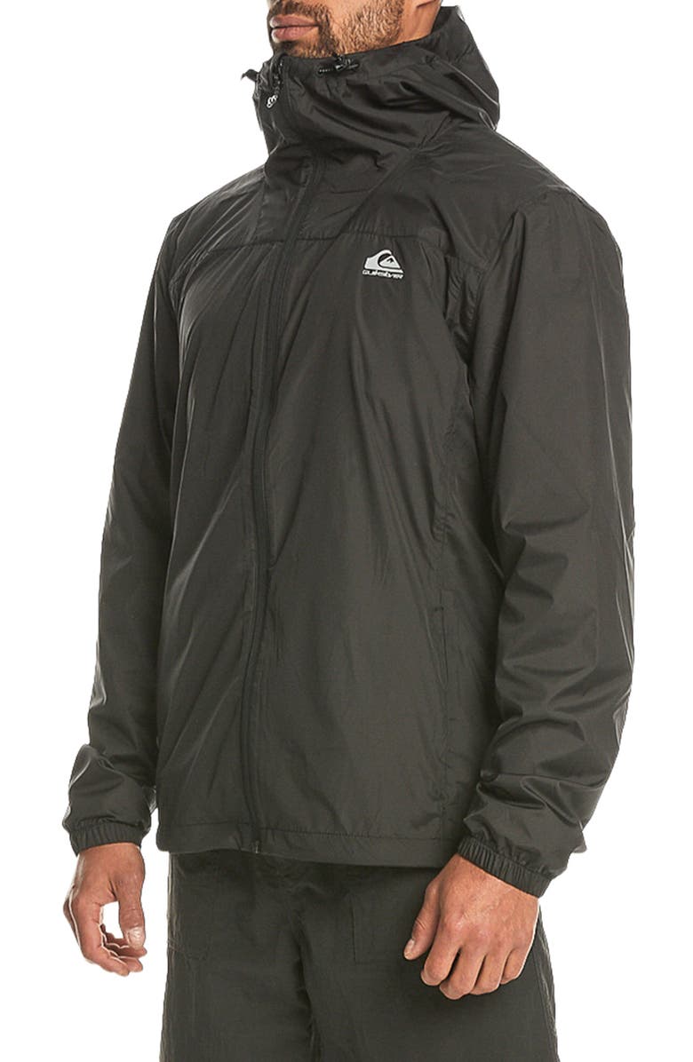 Quiksilver Overcast Water Repellent Hooded Windbreaker, Alternate, color, 