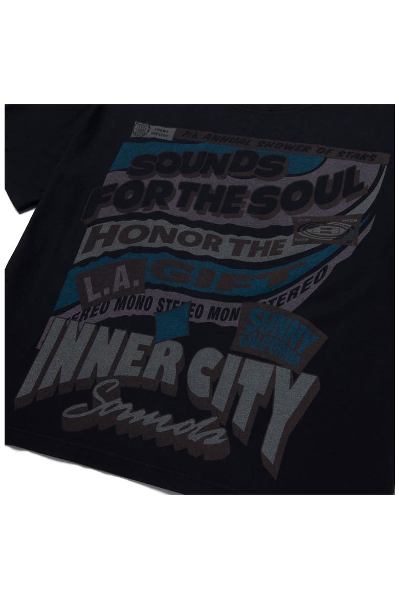 Sounds for the Soul Oversize Graphic T-Shirt, Alternate, color, BLACK