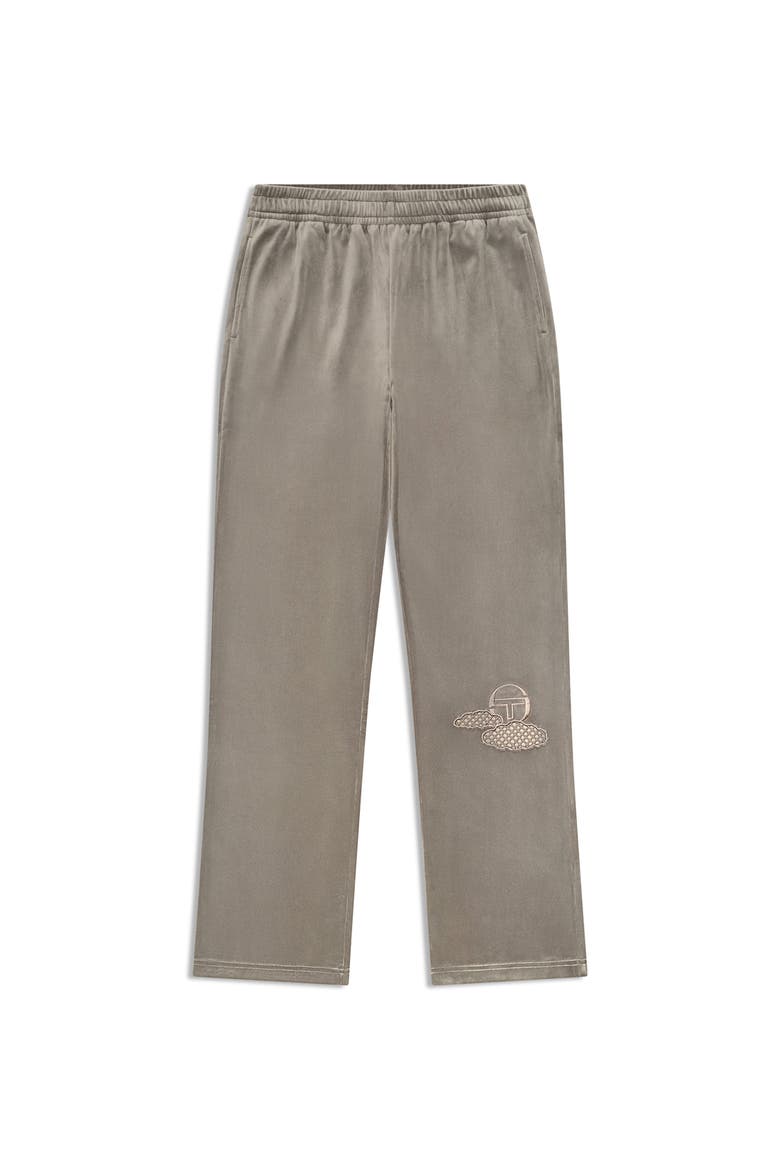 Nuvola Velour Track Pant, Alternate, color, AGAVE GREEN