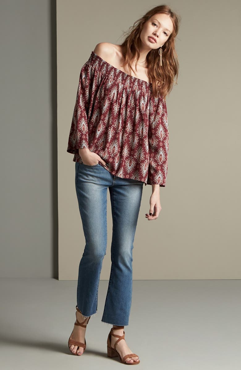 Articles of Society 'London' Crop Flare Jeans, Alternate, color, 