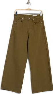 rag & bone Annie High Waist Ankle Wide Leg Jeans
