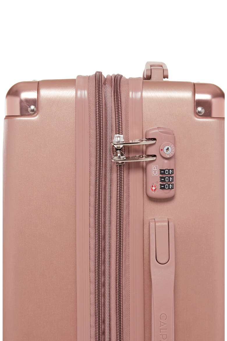 Ambeur 22-Inch Rolling Spinner Carry-On, Alternate, color, ROSE GOLD