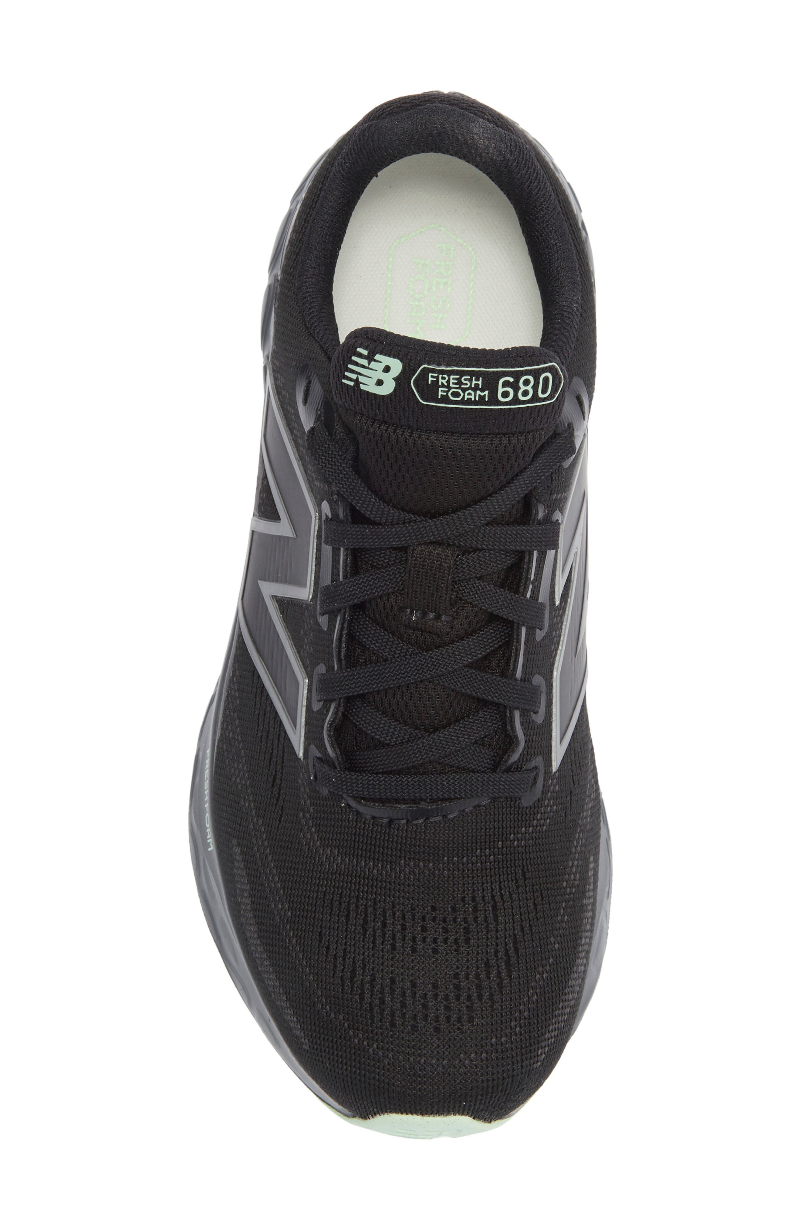 New Balance Fresh Foam 680v8 Waterproof Running Shoe, Alternate, color, Black/ Castlerock