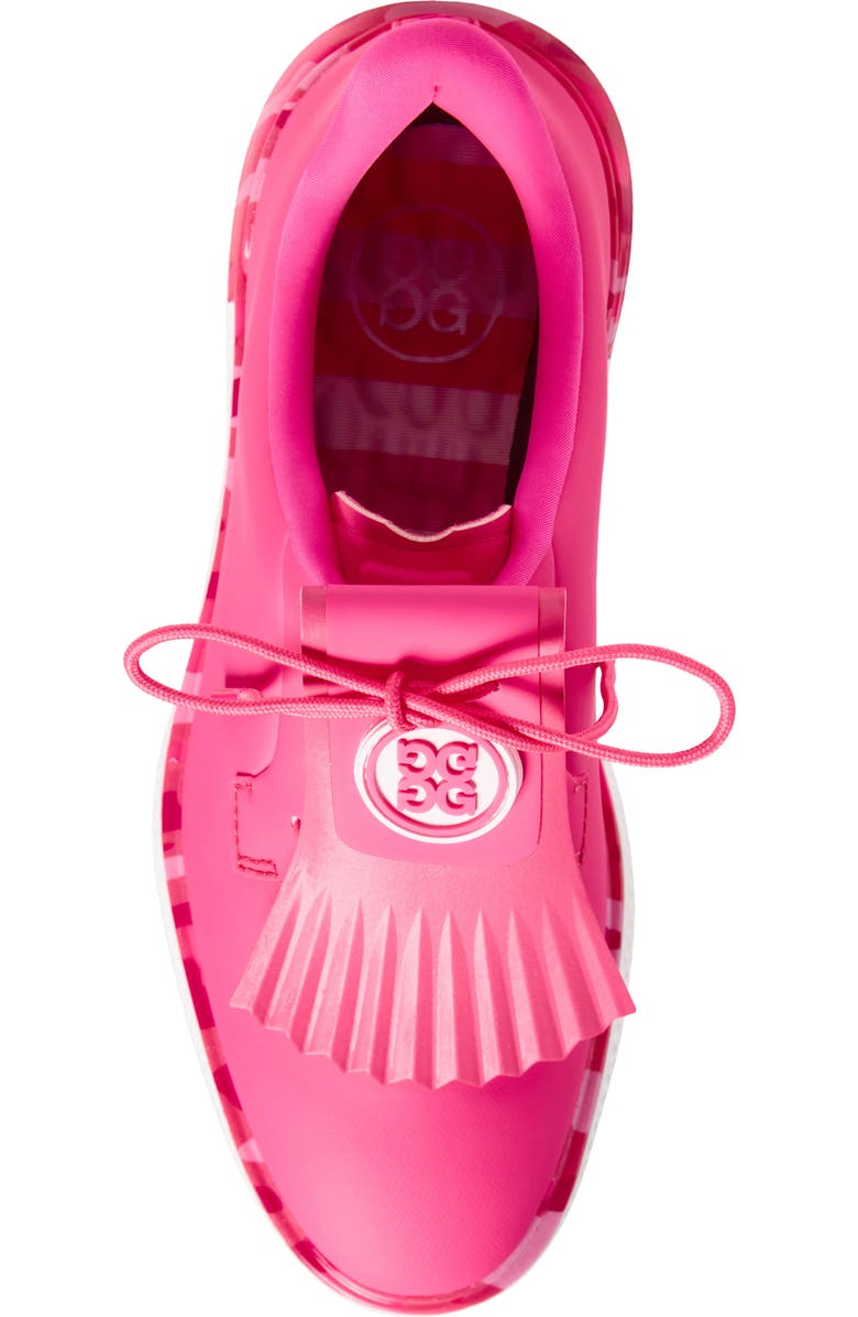 G/FORE Gallivant2r Perforated Kiltie Golf Shoe, Alternate, color, Knockout Pink