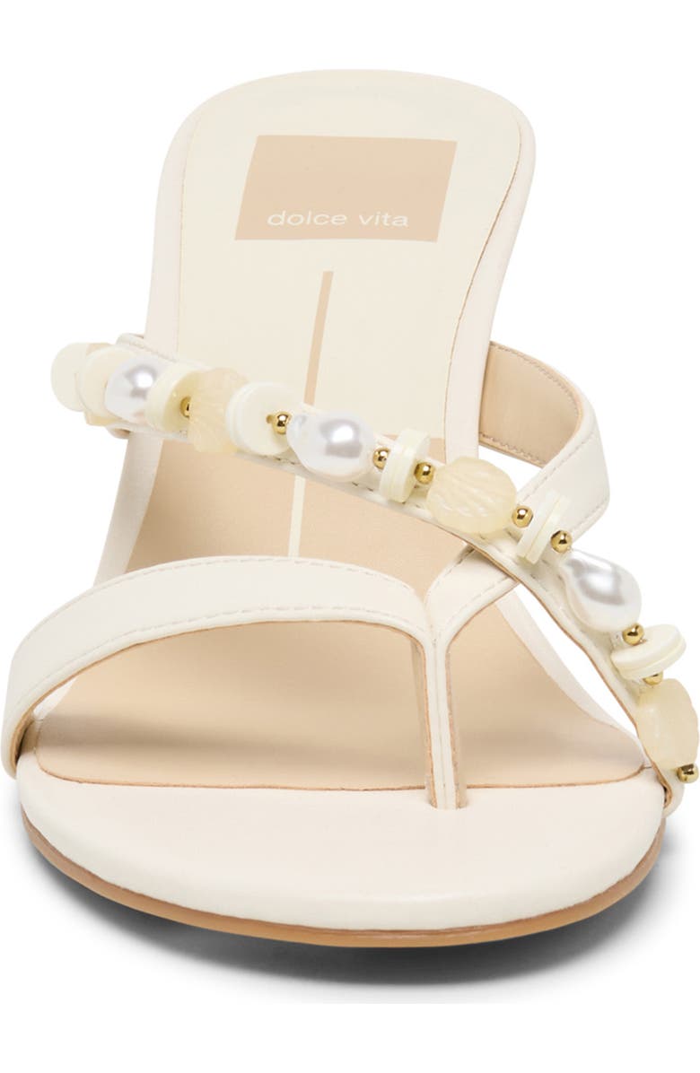 Dolce Vita Daisy Embellished Slide Sandal, Alternate, color, Ivory Stella