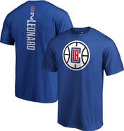 FANATICS Men's Fanatics Branded Kawhi Leonard Blue LA Clippers Playmaker Name & Number T-Shirt