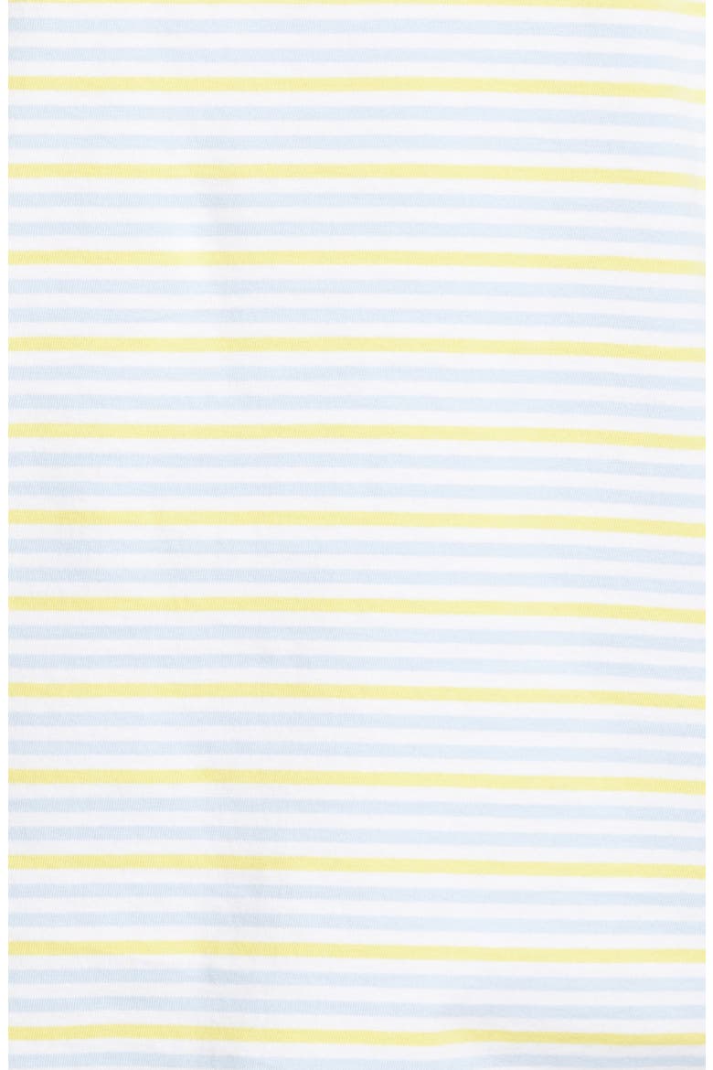 Stripe Shrunken Tee, Alternate, color, WHITE/ LIGHT BLUE/ YELLOW