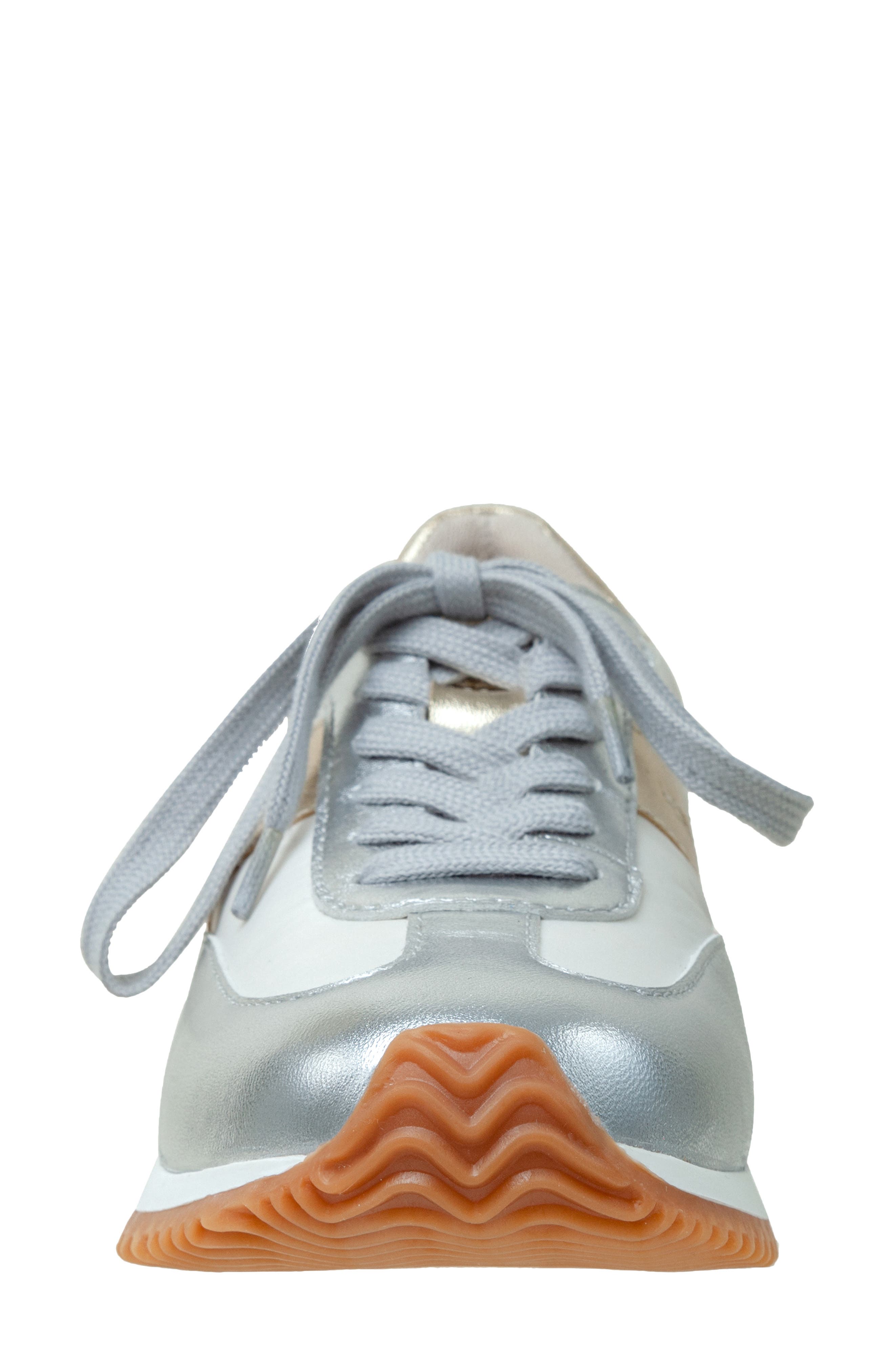 Linea Paolo Kaisa Sneaker, Alternate, color, Silver