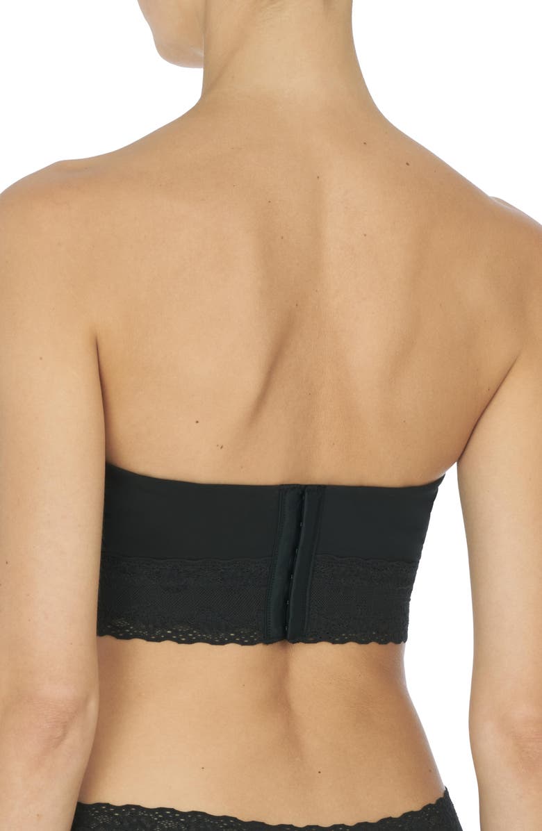 Natori Bliss Perfection Longline Strapless Bra, Alternate, color, Black