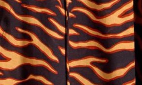 Ulla Johnson Tiger-print Cotton-blend Dress In Tigre