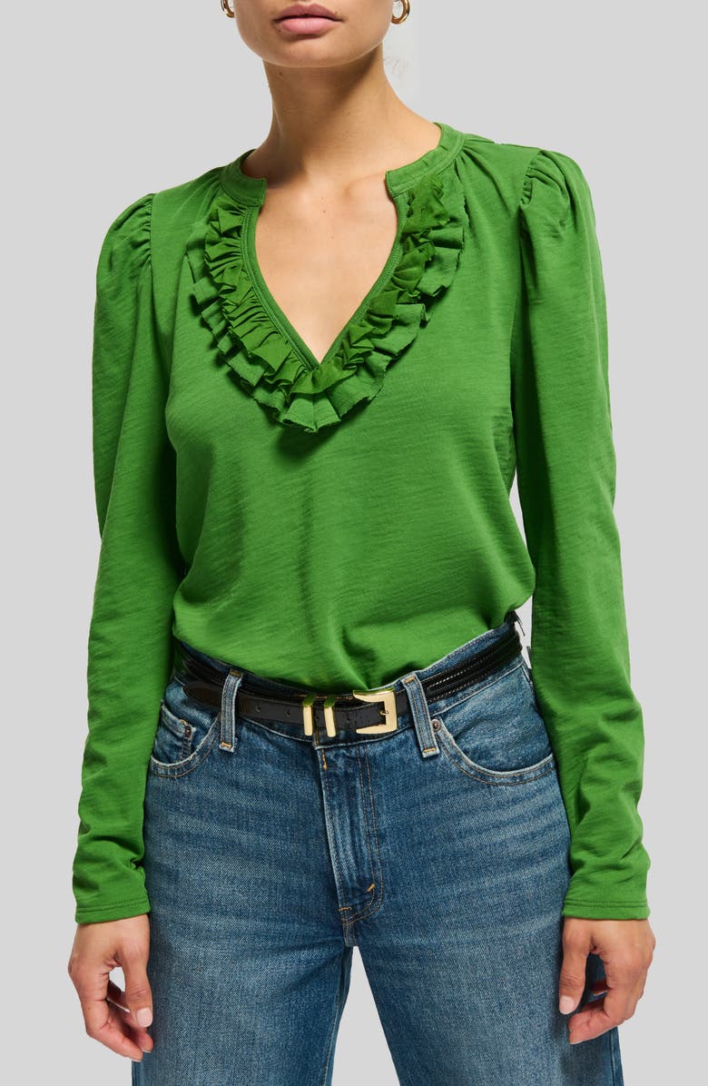 Nation LTD Valita Ruffle Top, Main, color,