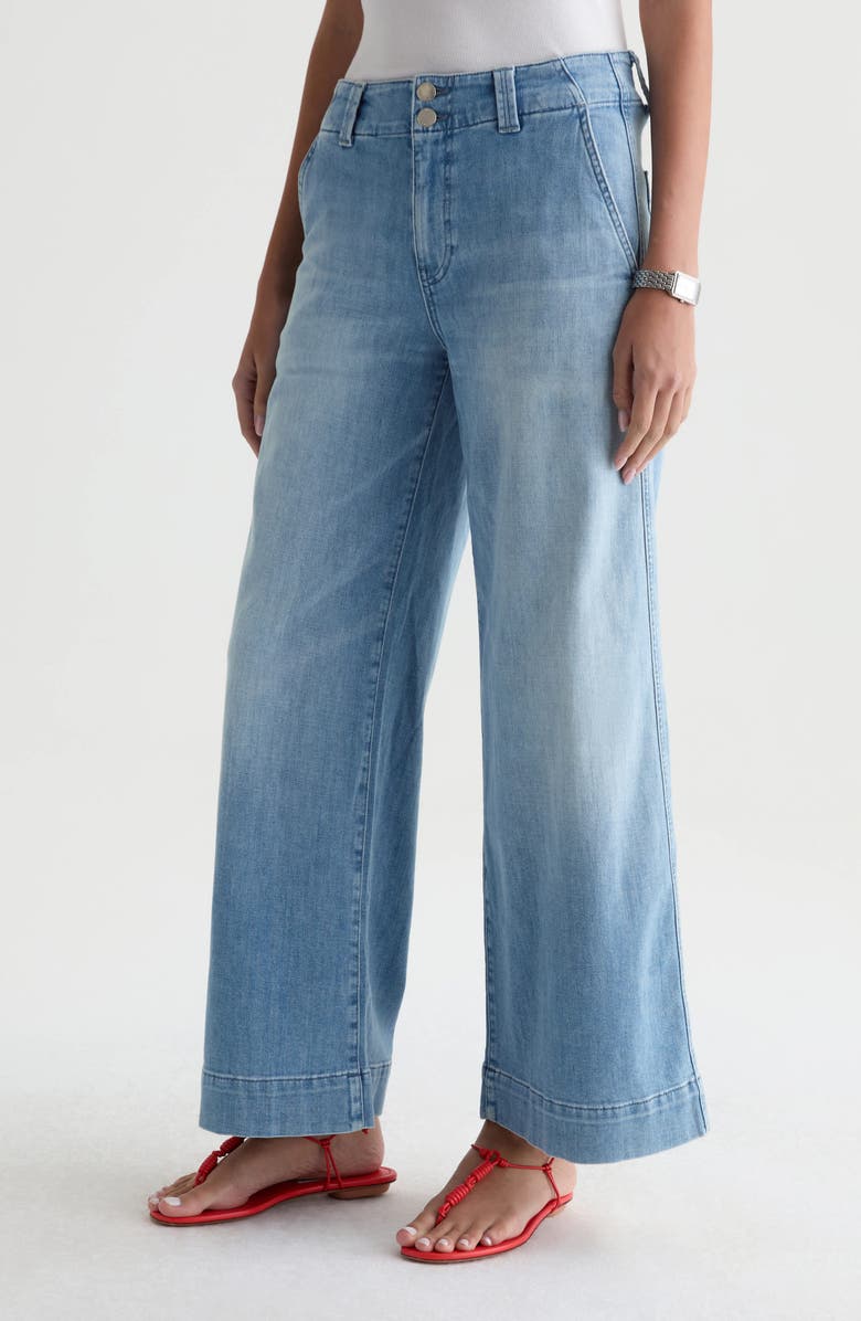 AG Stella Ankle Wide Leg Trouser Jeans, Alternate, color, Flight