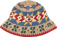 Polo Ralph Lauren Fairisle Crochet Bucket Hat