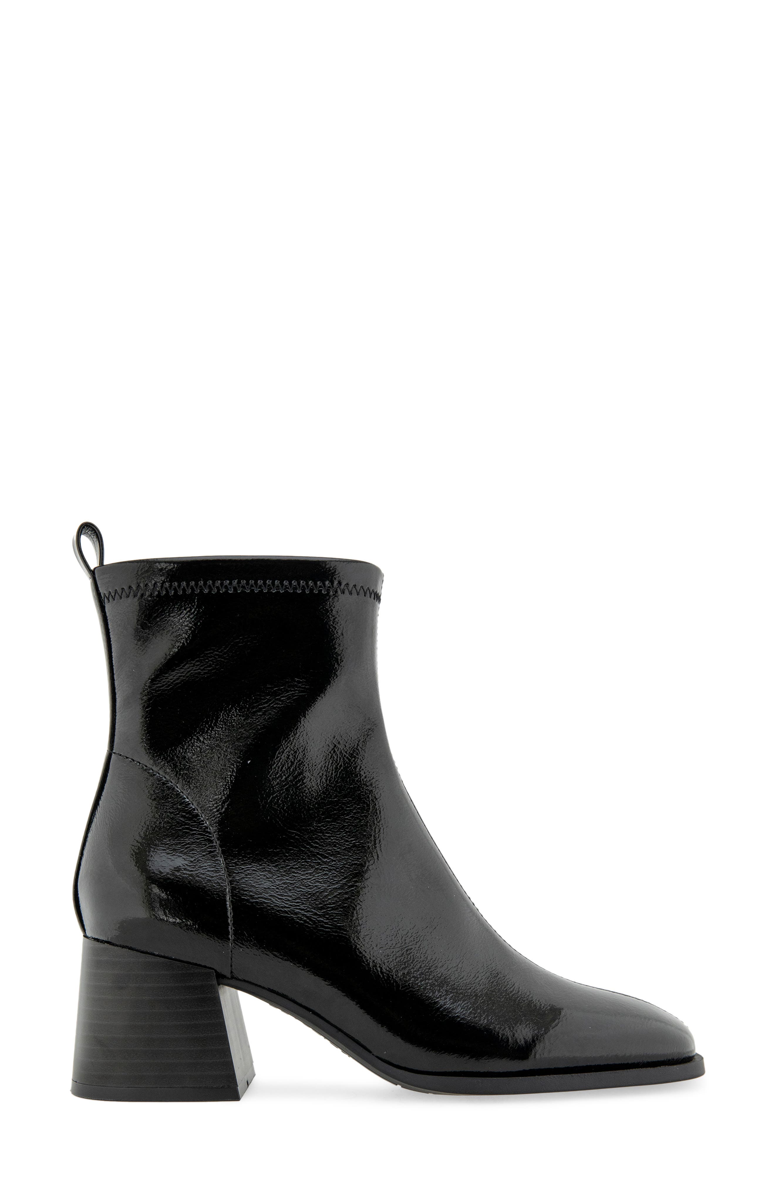 Rida 2.0 Faux Leather Bootie, Alternate, color, BLACK PATENT