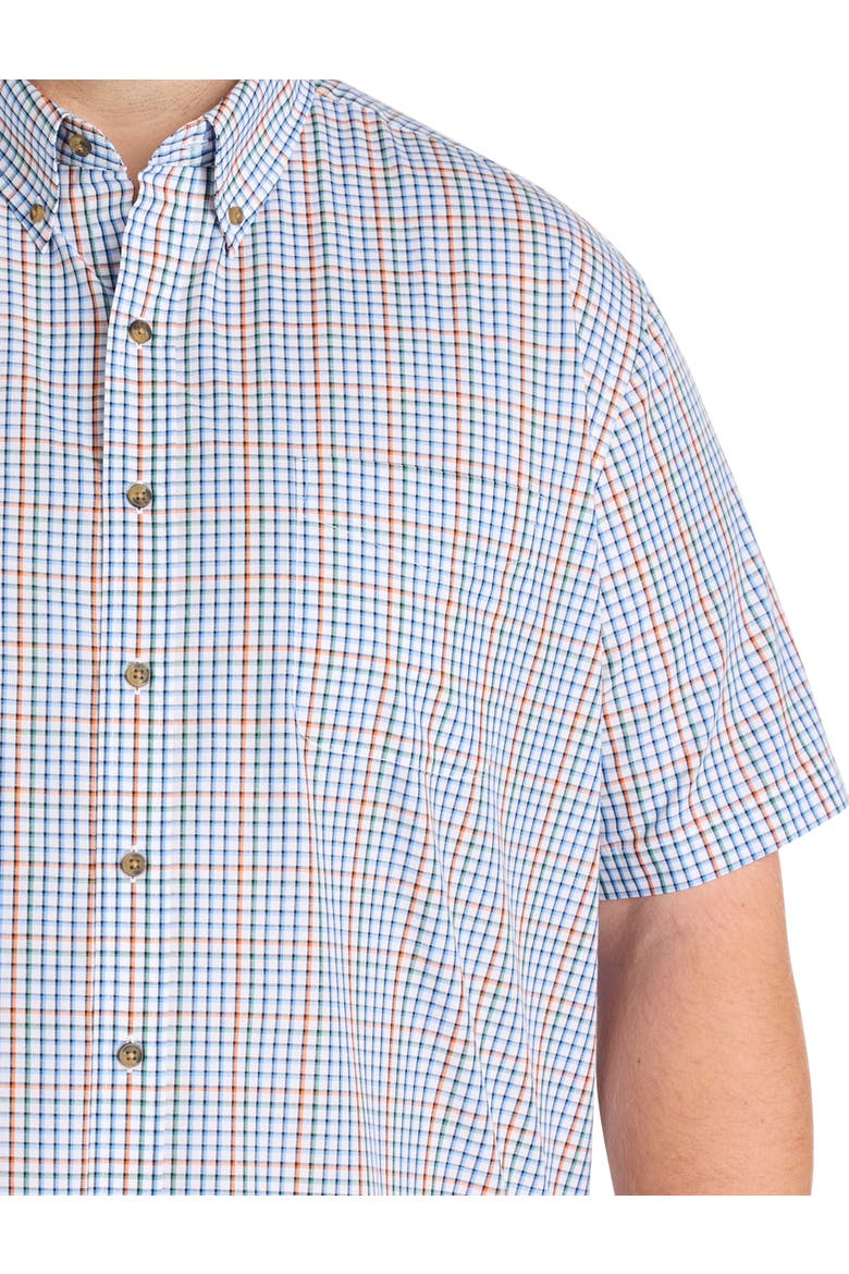Big & Tall Easy-Care Large Plaid Sport Shirt, Alternate, color, MULTI