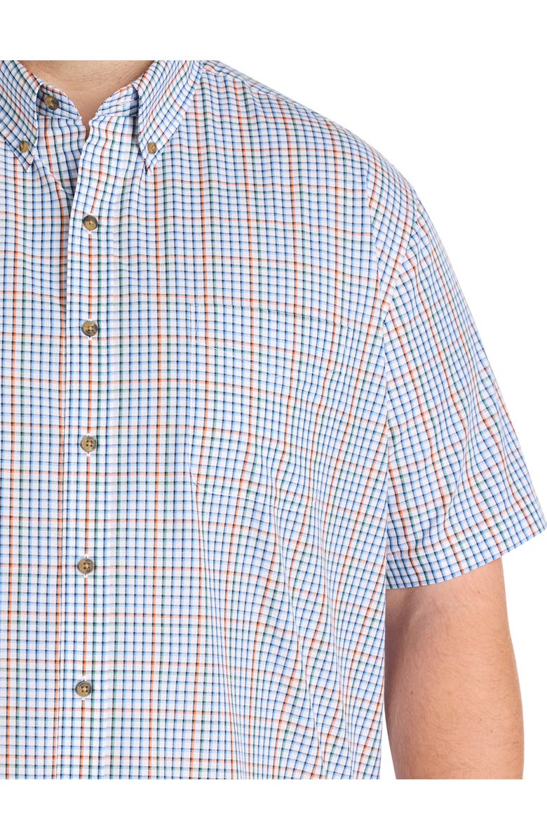 Harbor Bay by DXL Big 
Tall Easy-Care Large Plaid Sport Shirt, Alternate, color, Multi