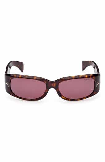 TOM FORD 59mm Rectangular Sunglasses
