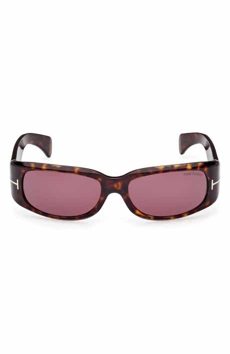 TOM FORD 59mm Rectangular Sunglasses