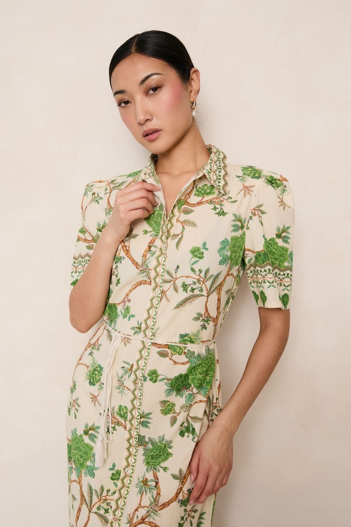 Miranda Green Dress - image 2