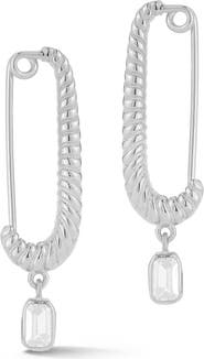 SPHERA MILANO Cubic Zirconia Drop Earrings