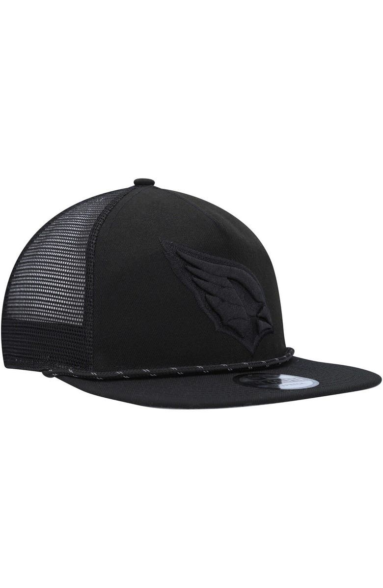 New Era Men's New Era Black Arizona Cardinals Illumination Golfer Snapback Trucker Hat, Alternate, color, Black