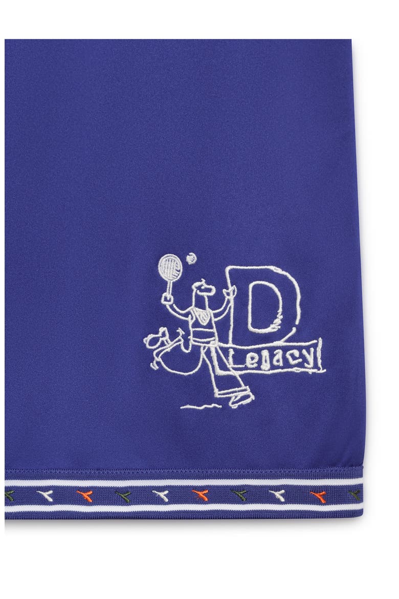 Legacy Embroidered Piqué Soccer Shorts, Alternate, color, NAVY