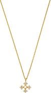 Sethi Couture Arya Diamond Cross Pendant Necklace