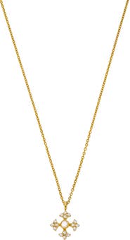 Sethi Couture Arya Diamond Cross Pendant Necklace