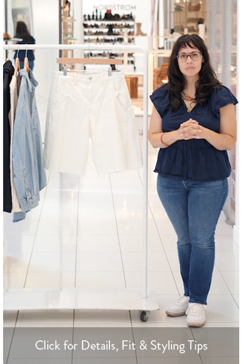 Barrel Leg Jeans Shorts video