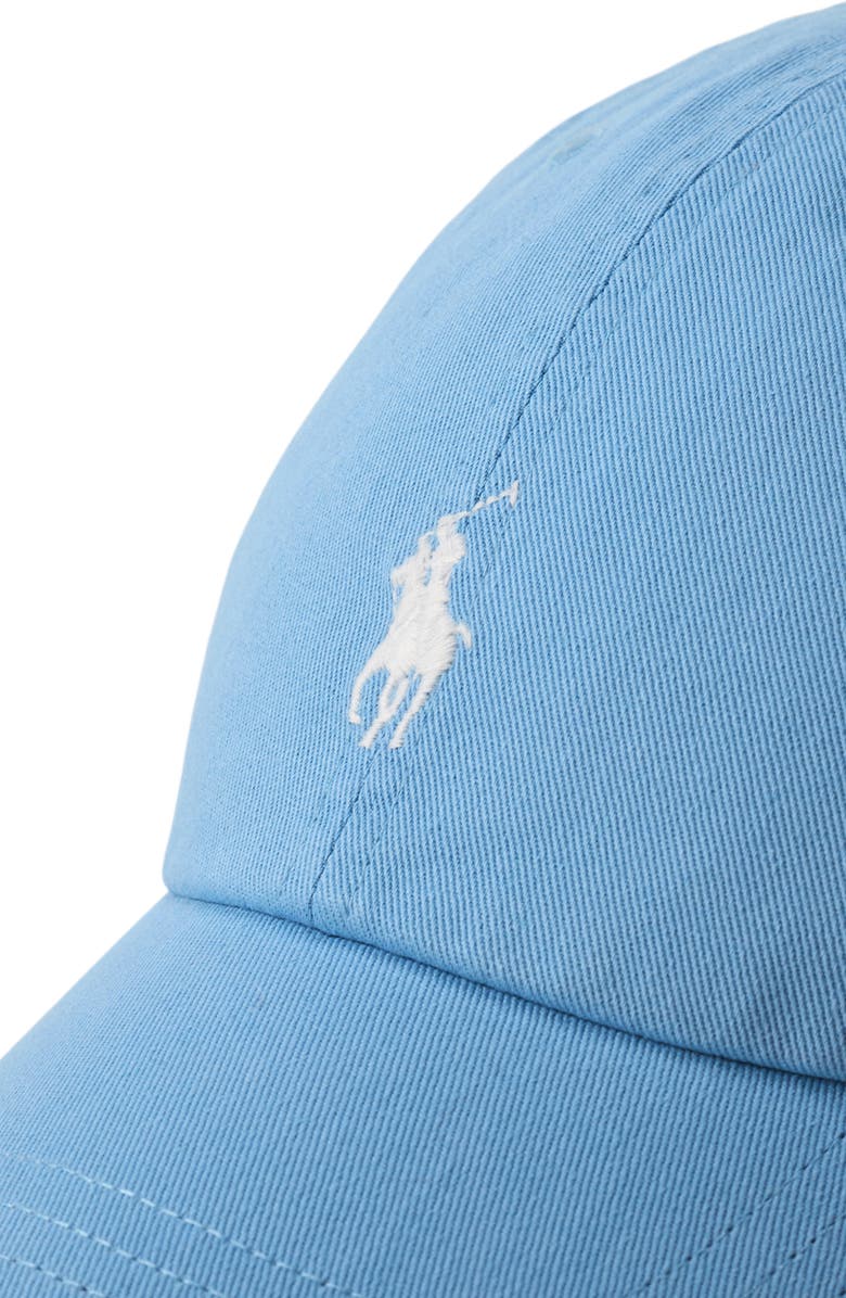 Polo Ralph Lauren The Iconic Cotton Chino Adjustable Ball Cap, Alternate, color, Bristol Blue W/ C1750