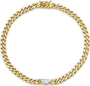 Anita Ko 18k Gold Diamond Cuban Chain Bracelet