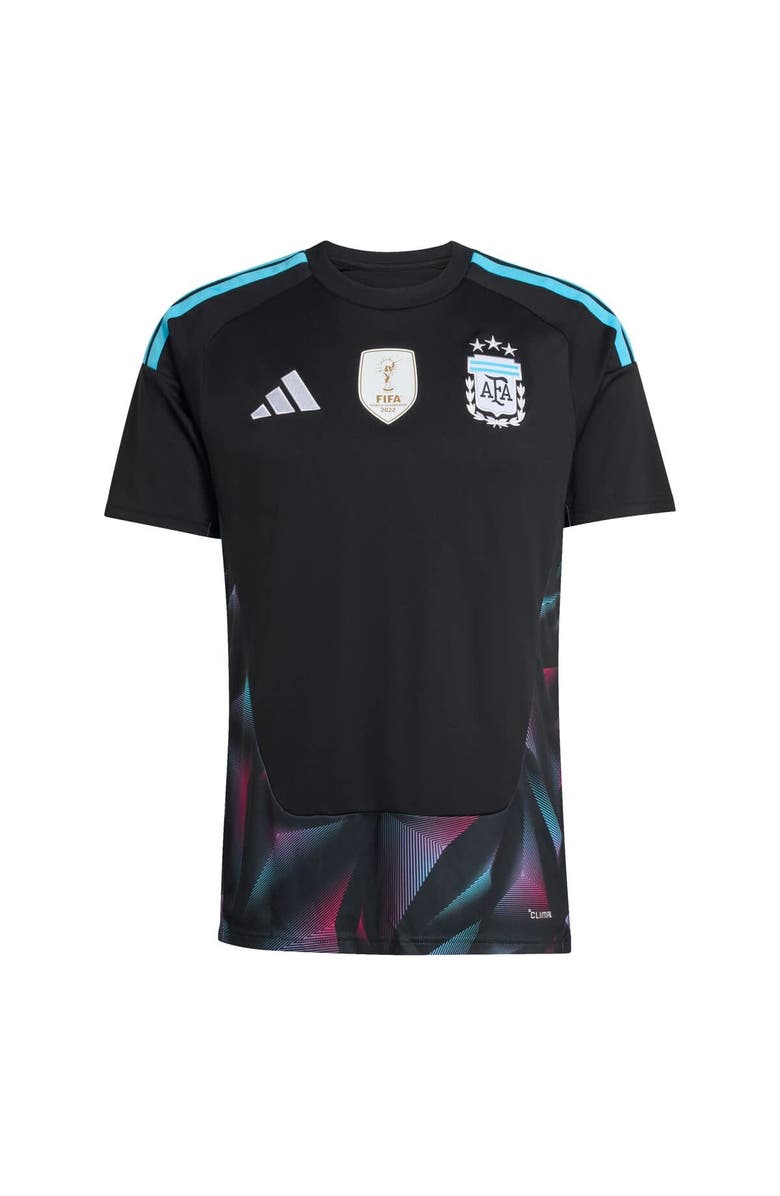 adidas Men's Argentina National Team  adidas Black FIFA x World Cup 2026 Goalkeeper Replica Jersey, Alternate, color, Black