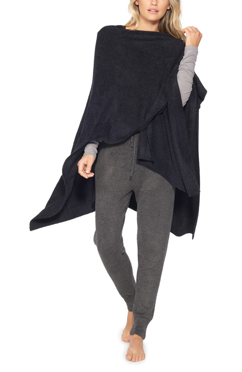 Barefoot Dreams<sup>®</sup> Open Front Wrap, Alternate, color, Black