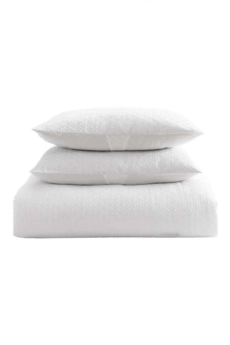Margaret Comforter & Sham 3-Piece Set, Main, color, WHITE