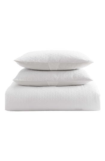 Laura Ashley Margaret Comforter & Sham 3-piece Set In White