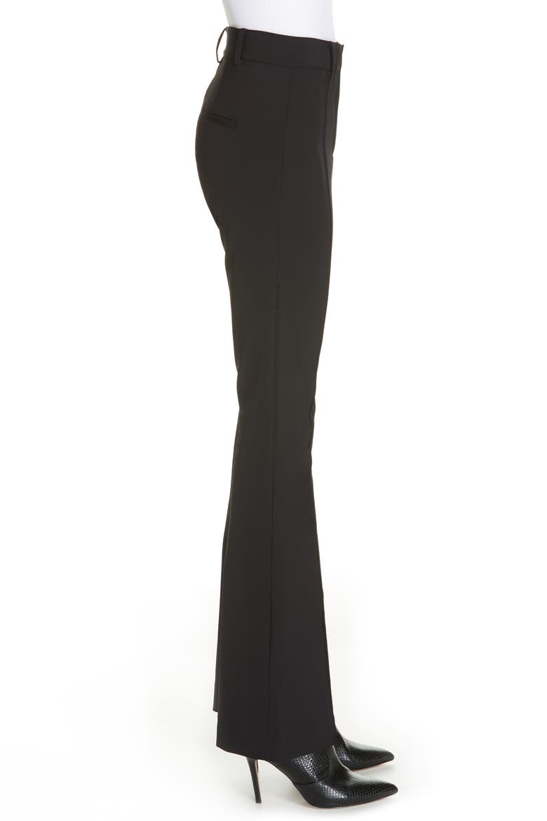 Hibiscus Flare Pants, Alternate, color, BLACK